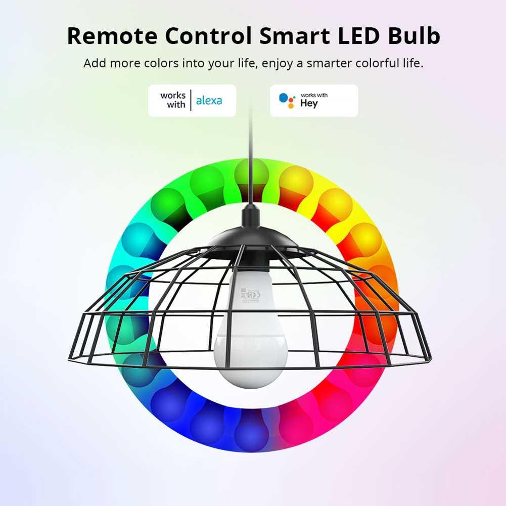 EWeLink 9W WiFi Smart LED Bulb Ewelink 220-240V E27 RGB LED