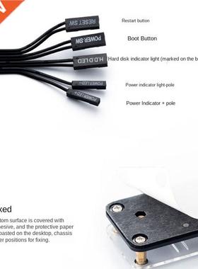 Desk Computer PC Power Switch Button Cable External Resta