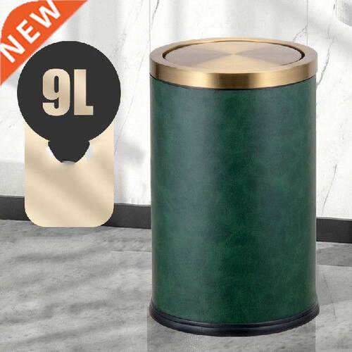 Nordic Metal Garbage Bin Toilet Bedroom Marble Office