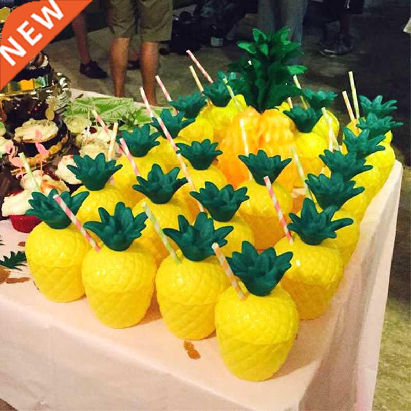 Hawaii Party Luau Decoration Pine Coconut Drinking Cup