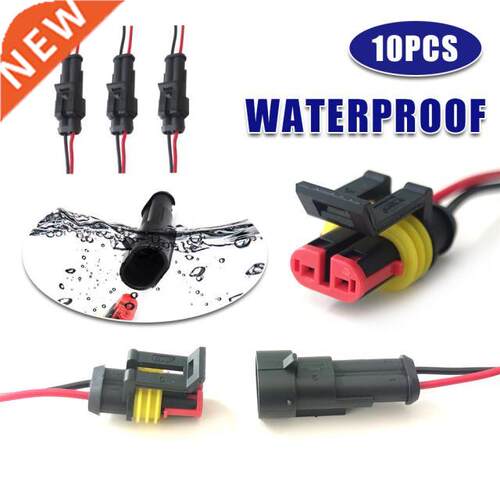 10 pieces of waterproof male and female electrical connector