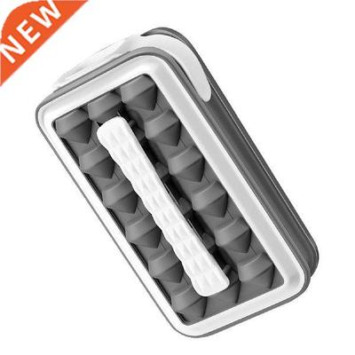 2 In 1 Ice Cube Trays Ice Cube Tray With Lid For Cocktails