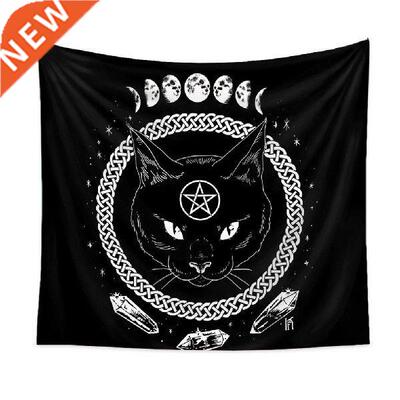 Bohemian Cat Pattern D Printed Hanging Tapestry Wall