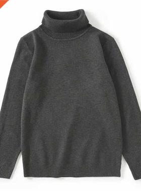 2021 European and OK American men's solid color warm knit