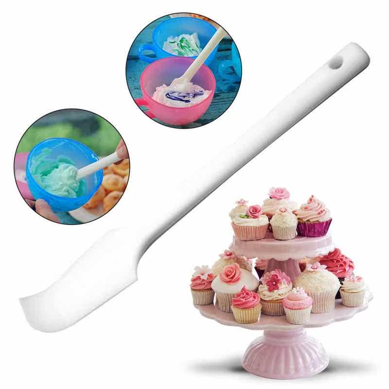 Butter Cream Stirring Scraper Durable Silicone Elbow
