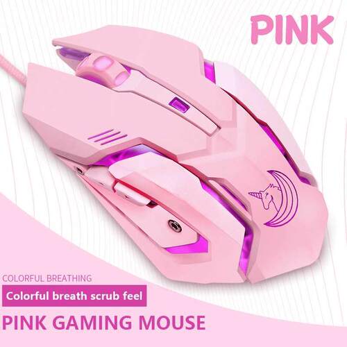 New 2021 Silent Wired Computer Mouse LED Backlight Ergonomic