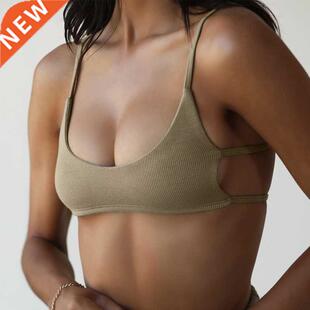 Women's Sexy Crop Camis Tops Sleeveless Backless Hlow Spag