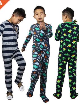 Chldren's polar fleece boys and grls one-pece romper wth