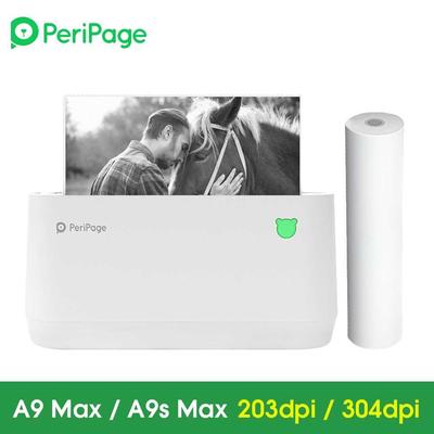 PeriPage A9 A9s MAX Mini Portable Photo Printer 304dpi BT Wi