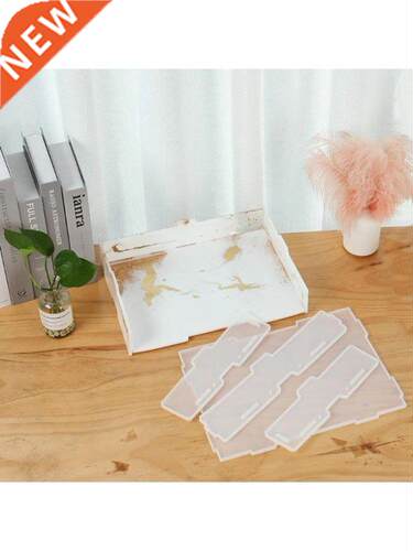 DIY Storage Board Resin Mold Desktop Folder Storage Box Tray