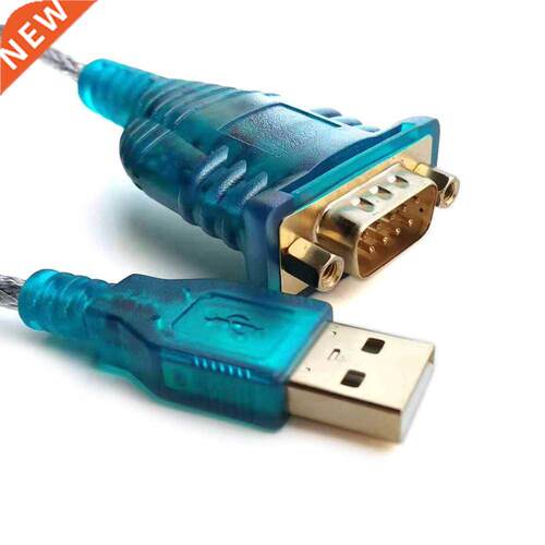 Pl2303hxd USB RS232 Gold Plted DB9 Mle Trnsprent Blue B