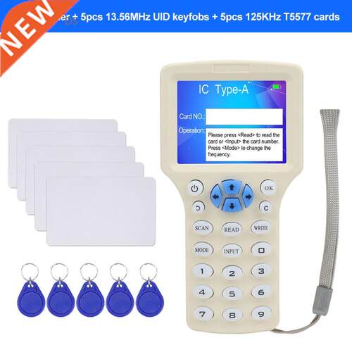 10 English Frequency RFID Copier Duplicator 125KHz Key fob N