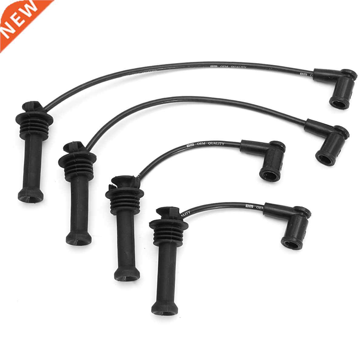 4 Pcs Silicone Ignition HT Lead Coil Set For Ford For Focus
