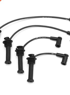 4 Pcs Silicone Ignition HT Lead Coil Set For Ford For Focus
