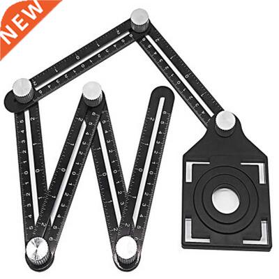Six-Sided Ruler Measuring Instrut Template Angle Tool Locat