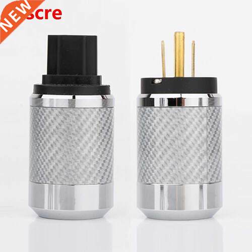 Preffair WCF2-G Hi-End Carbon Fiber Gold Plated US Power Ca