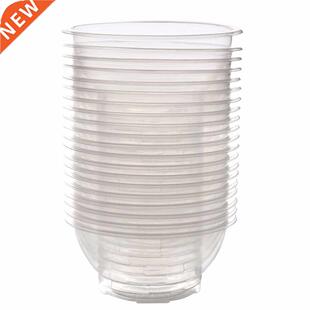 20Pcs Clear Plaic Disposable Rice Serving Bowl Outdoor Pic