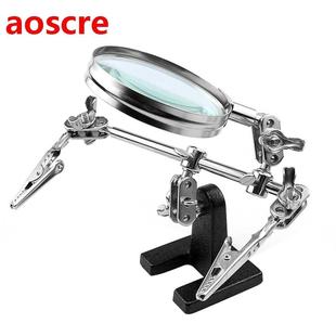 Helping Third Hand Tool Soldering Stand With 5X Welding Magn