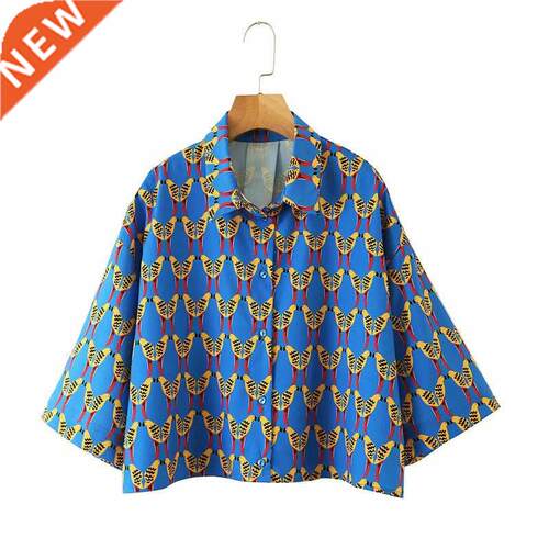 women fashon wld holday style short sleeve loose blouse t