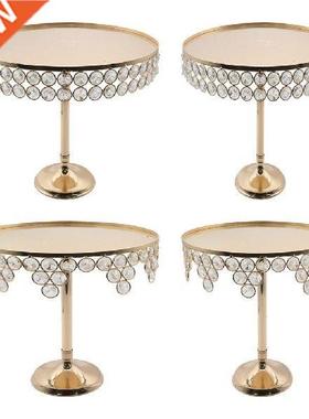 Cake Stand Round Inlaid Crystal Candy Fruit Snack Texture