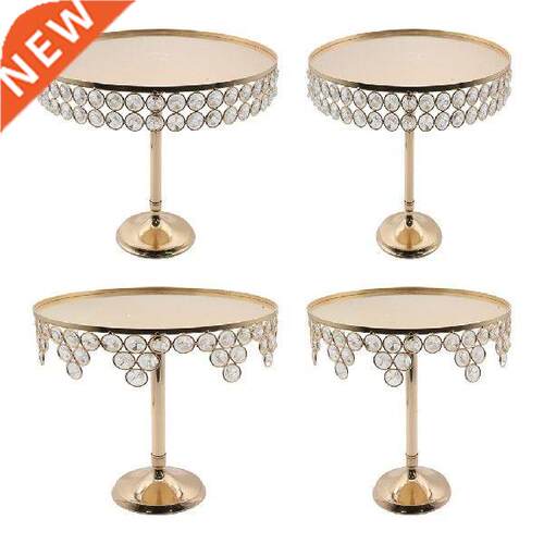Cake Stand Round Inlaid Crystal Candy Fruit Snack Texture