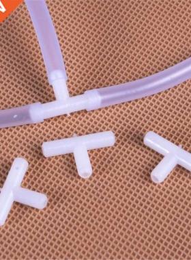 4mm Plastic T Shape Tee 3 Way Hose Joints Fish Tank Aquarium