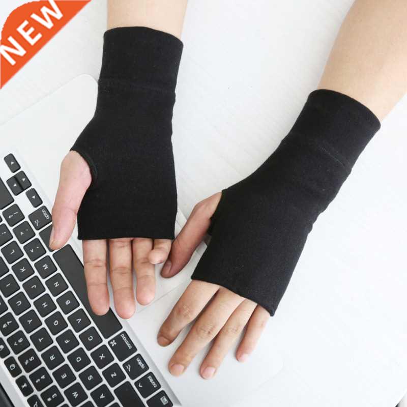1 Pair Short Fingerless Gloves Cosplay Mitten Oversleeve Arm