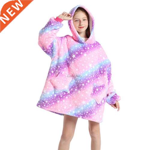 Unicorn Blanket Sweatshirt Super Soft Warm Cozy Wearable She