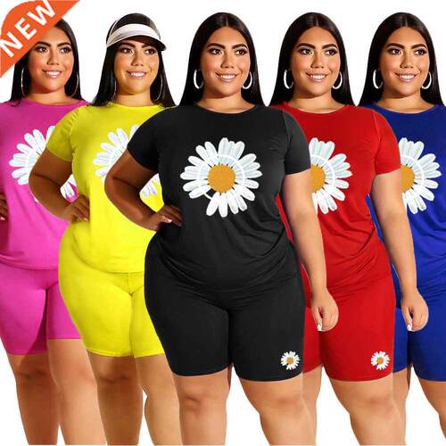 S-5XL plus-size ladies' leisure sports suit 2 pieces大码套装