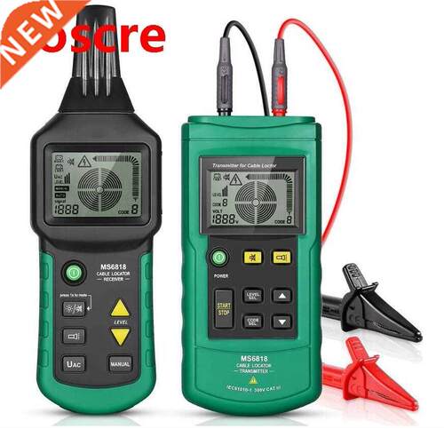 Cable Locator Tester-Lne Ppe-Detector MS6818 Wre-Cable Me