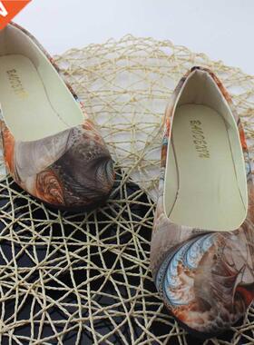 Women Casual Flat Shoes Spring Autumn Flat Loafer 大码单鞋女