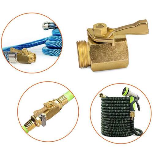 3/4 inch Copper Ball Valve with On-Off Handle Threaded Air W