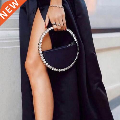 2021 PU Diamonds Love Heart Shape Bag Women Solid Color Sh