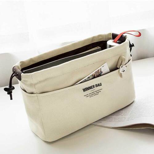 Purse Organizer Bag Inner Insert with Compartment Makeup Han