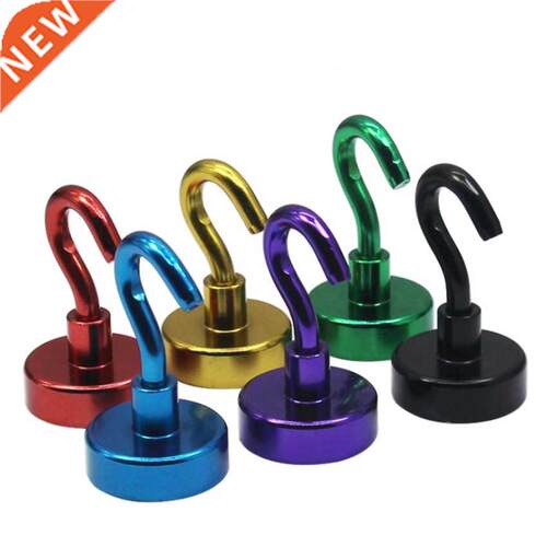 Mounting Magnet Dia20mm Colorful Magnetic Pots with Hook Str