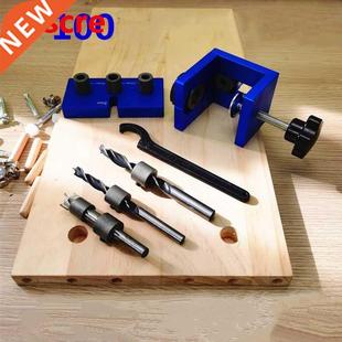 Doweling Jig Drill Guide 8/10/15mm Positioning Hole Puncher