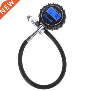 Digital Tire Pressure Gauge 200 PSI Interchangeable Air Chuc