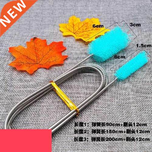 Stainless Steel Pipe Nylon Flexible Spring Cleaning Brush