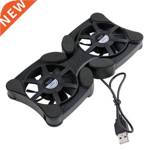 Folding USB 2 Fan PC Computer Cooling Cooler Pad