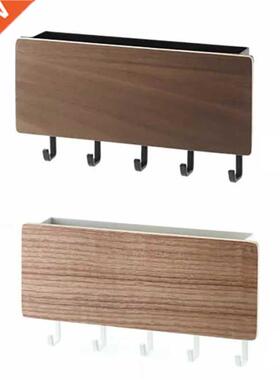 Wooden Mail And Key Holder For Wall Decoration, With 5 Key H