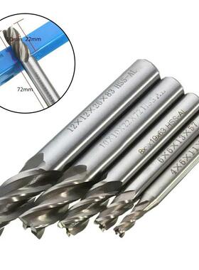 11111111115pcs/set Carbide 4 Flutes CNC HSS End Milling Cutt