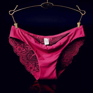 New Arrival Women Sexy Lace Panty Women Low Waist Cotton Und