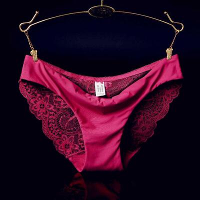New Arrival Women Sexy Lace Panty Women Low Waist Cotton Und