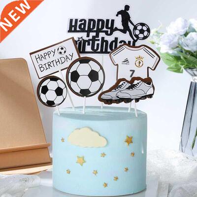 New Basketball Football Cupcake Topper Theme Sports Boy