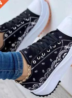 New Women's Vulcanize Shoes Fashion Platform High Shoes Cas