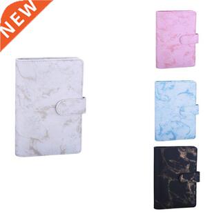 A6 PU Notebook Binder Refillable 6-Ring Budget Binder,Suitab