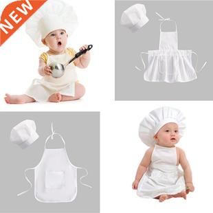 Baby Chef Apron Hat for Kids Costumes Chef Baby Cook Costu