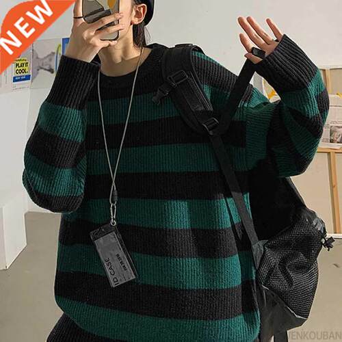 Women Sweater Winter Pullovers Woman Striped Sweater Casual