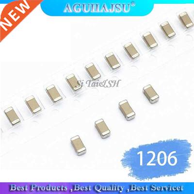 100pcs 10NF X7R Error 10% 50V 1206 10 smd capacitor