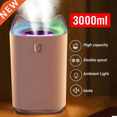L Air Humidifier Essential Oil Aroma Diffuser Double